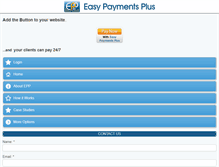 Tablet Screenshot of easypaymentsplus.com